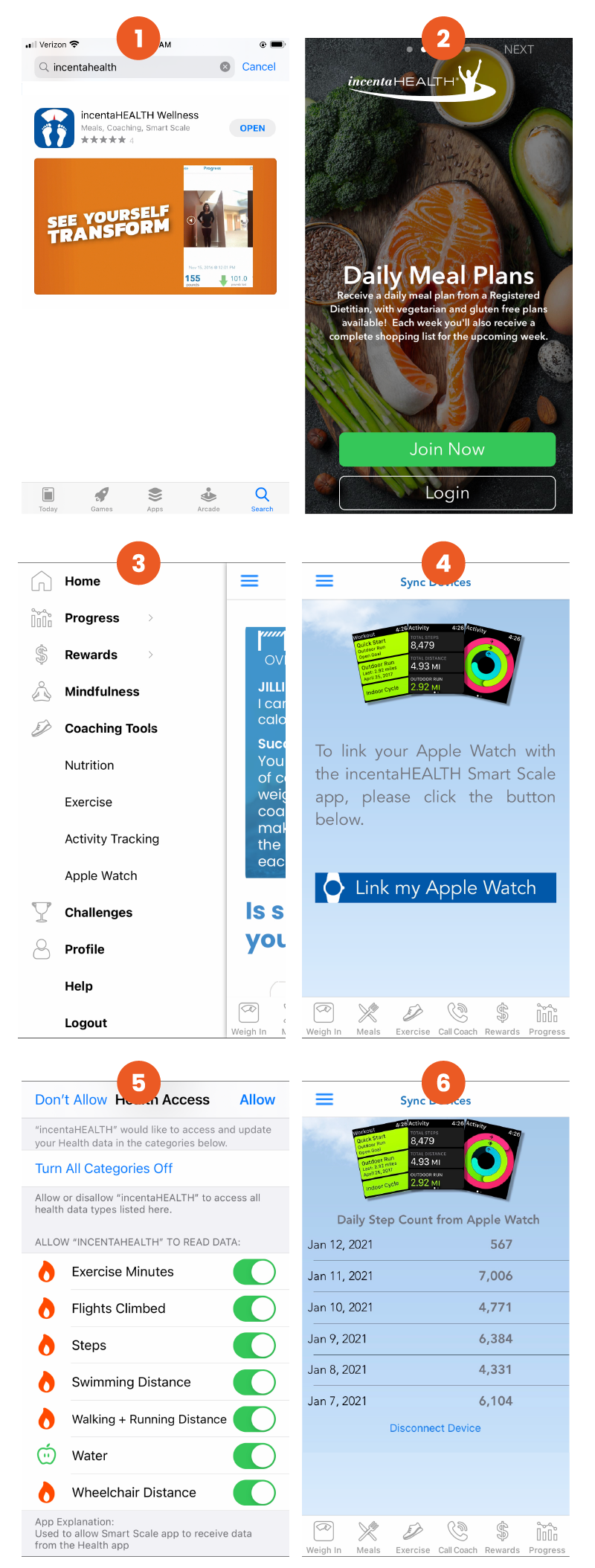 How to Sync an Apple Watch incentaHEALTH